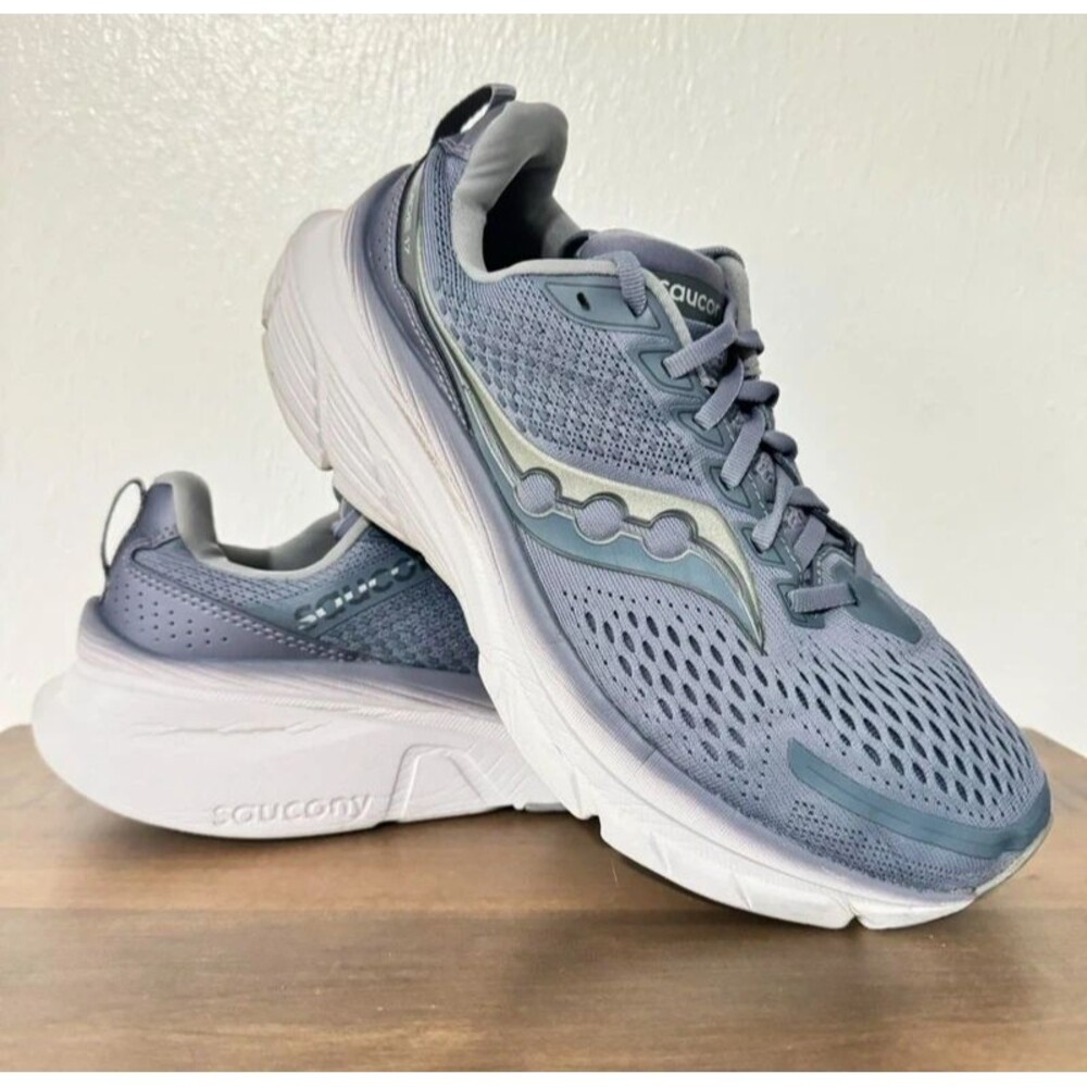 Saucony Guide 17 Iris Blue Running Shoes Cushioned Chunky Sneaker Athletic 9.5